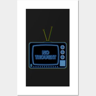Retro TV | No Thought | Pop Art Posters and Art